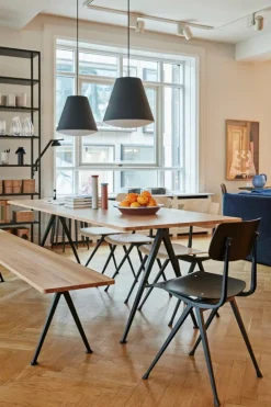 HAY Result stol, svart