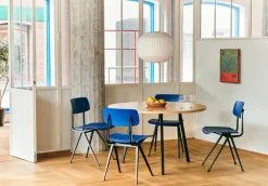 HAY Result stol, svart - mörkblå