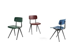 HAY Result stol, svart - mörkblå