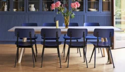 HAY Result stol, svart - mörkblå