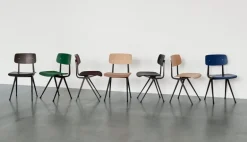 HAY Result stol, svart - skogsgrön