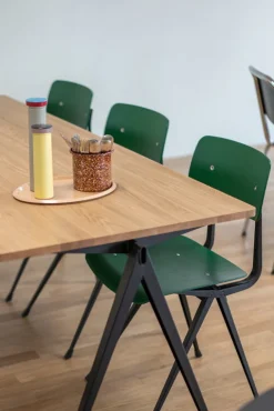 HAY Result stol, svart - skogsgrön