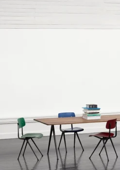 HAY Result stol, svart - skogsgrön