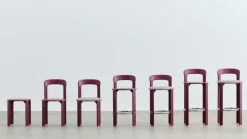 HAY Rey barstol, 75 cm, grape red