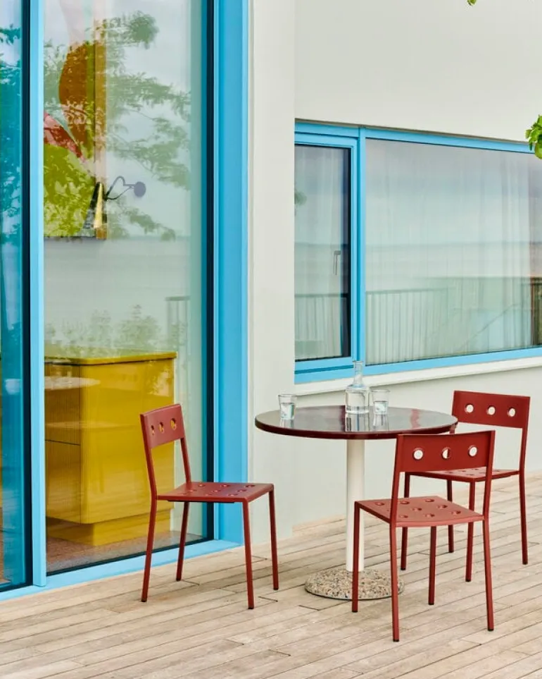 HAY Rim dricksglas, 2 stycken, ofärgad - svart kant