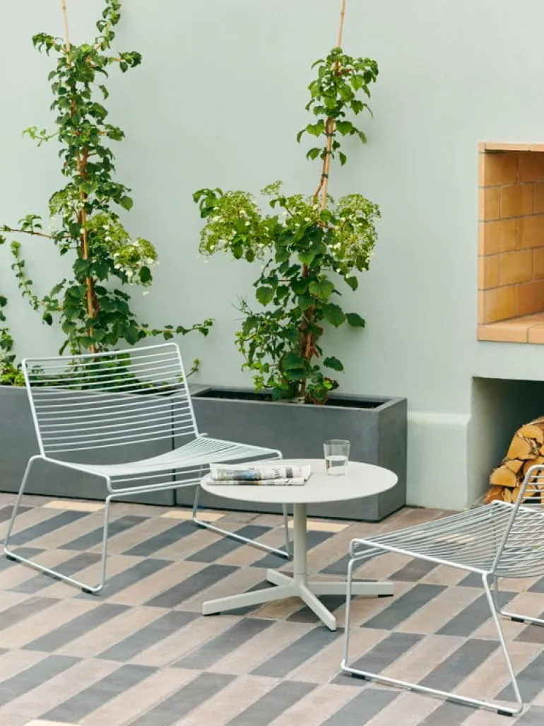 HAY Rim dricksglas, 2 stycken, ofärgad - svart kant