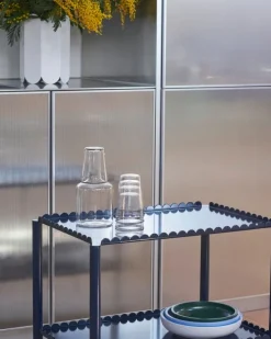 HAY Rim dricksglas, 2 stycken, ofärgad - svart kant