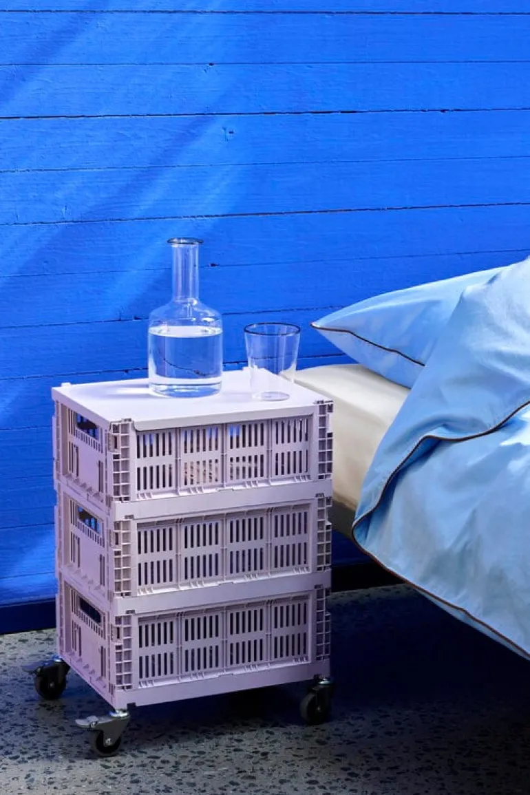 HAY Rim dricksglas, 2 stycken, ofärgad - svart kant