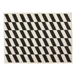 HAY Shift Kelim matta, svart