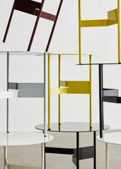 HAY Shim, soffbord, diam. 54 cm, h. 44 cm, äggskal