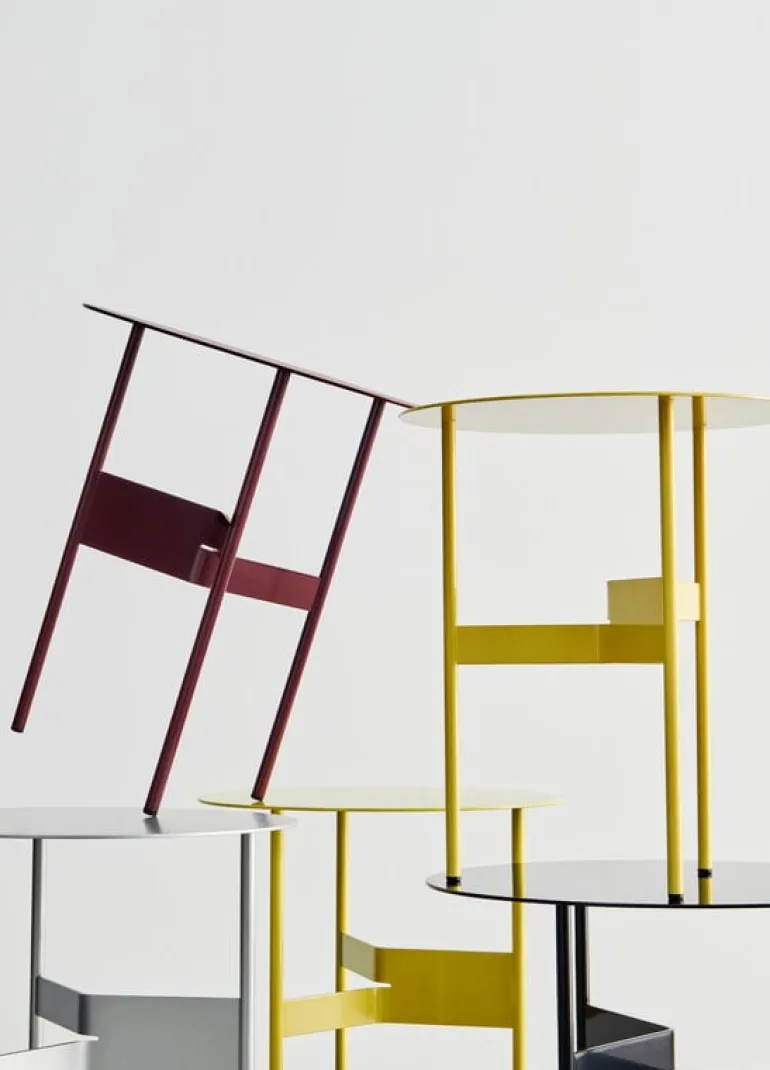 HAY Shim, soffbord, diam. 54 cm, h. 44 cm, äggskal