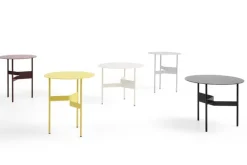 HAY Shim, soffbord, diam. 45 cm, h. 51 cm, silvergrå