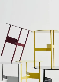 HAY Shim, soffbord, diam. 45 cm, h. 51 cm, silvergrå