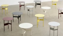 HAY Shim, soffbord, diam. 45 cm, h. 51 cm, bordeaux