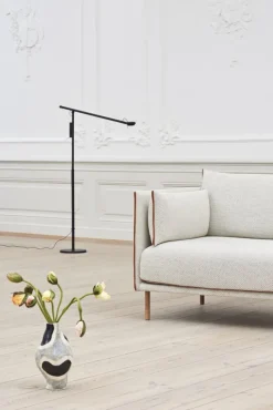 HAY Silhouette soffa 2-sits, Coda 100/Silk, cognac - oljad ek