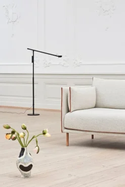 HAY Silhouette soffa 3-sits, Coda 100/Silk, cognac - oljad ek