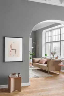 HAY Silhouette soffa 3-sits, Linara 142/Silk, cognac - oljad ek