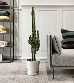 HAY Silhouette soffa 3-sits, Olavi 03/Silk, svart - svart stål