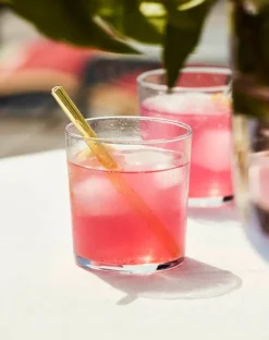 HAY Sip Cocktail sugrör, 4-pack, glas