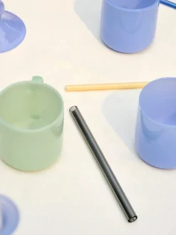 HAY Sip Cocktail sugrör, 4-pack, glas