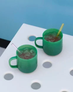 HAY Sip Cocktail sugrör, 4-pack, glas