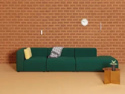 HAY Slit bord, runt, mässing