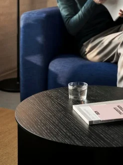 HAY Slit bord, runt, svart