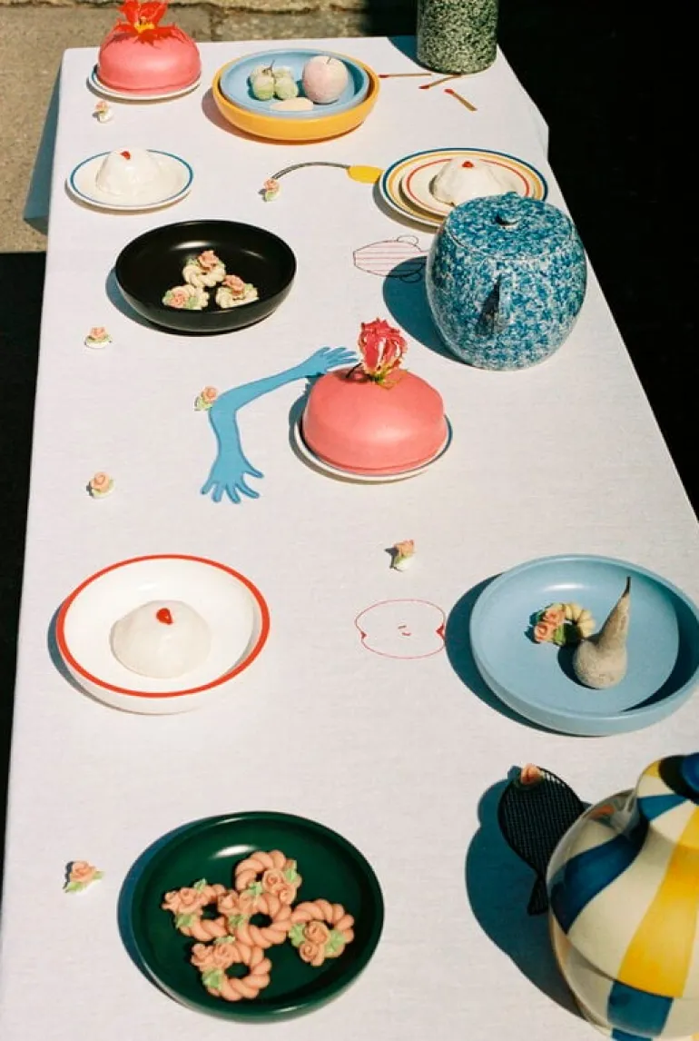 HAY Sobremesa duk, 140 x 300 cm, vit