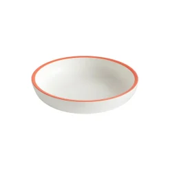 HAY Sobremesa serveringsskål, S, vit - röd