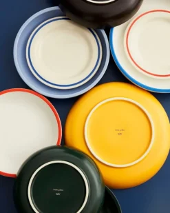 HAY Sobremesa serveringsskål, S, vit - röd