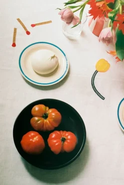 HAY Sobremesa tallrik, 2 st, 18,5 cm, blå