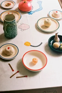 HAY Sobremesa tallrik, 2 st, 18,5 cm, blå