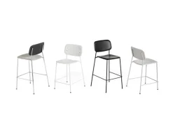 HAY Soft Edge 95 barstol, grå