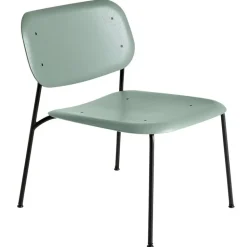 HAY Soft Edge 100 loungestol, svart - dusty green
