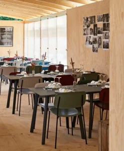 HAY Soft Edge 40 stol, svart - dusty green