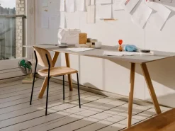 HAY Soft Edge 40 stol, svart - lackad ek