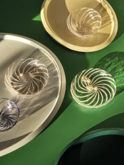 HAY Spin skål, 2-pack, genomskinlig - rosa