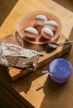 HAY Spin skål, 2-pack, genomskinlig - rosa