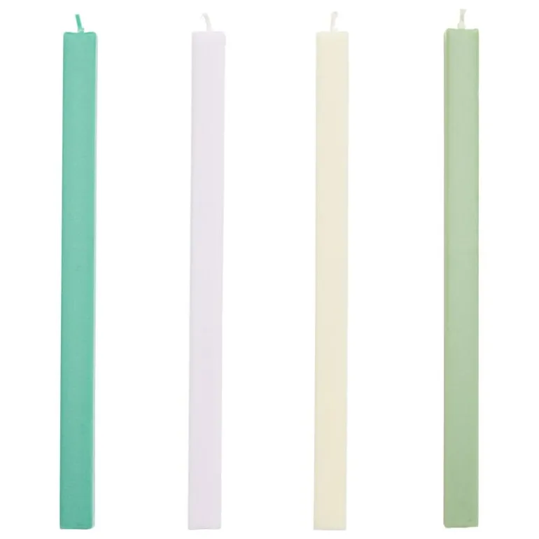 HAY Square ljus, 4-pack, pastell