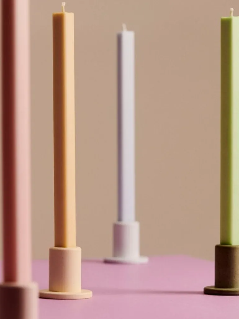 HAY Square ljus, 4-pack, pastell