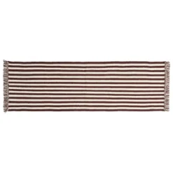 HAY Stripes and Stripes ullmatta, 200 x 60 cm, cream