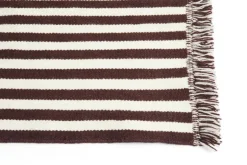 HAY Stripes and Stripes ullmatta, 200 x 60 cm, cream