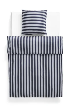 HAY Été påslakan, midnattsblå - ljusgrå