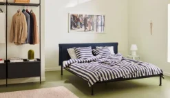 HAY Été påslakan, midnattsblå - ljusgrå