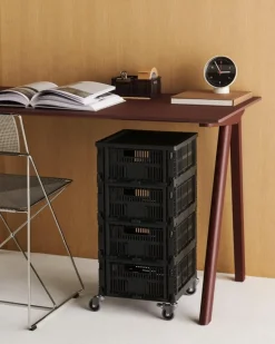 HAY Table Clock, svart