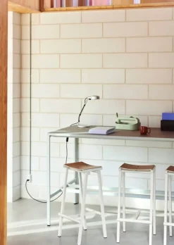 HAY Taburete 8, barstol, hög, 75 cm, eggshell - lackad ek