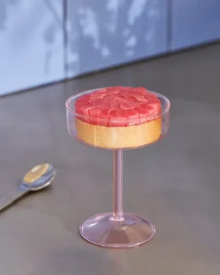 HAY Tint coupeglas, 2 st, rosa