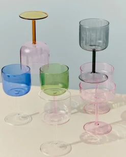 HAY Tint vinglas, 2-pack, grå