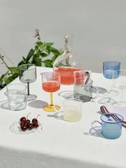 HAY Tint vinglas, 2-pack, rosa - gult