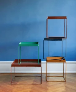 HAY Tray medium kvadratiskt brickbord, peppermint